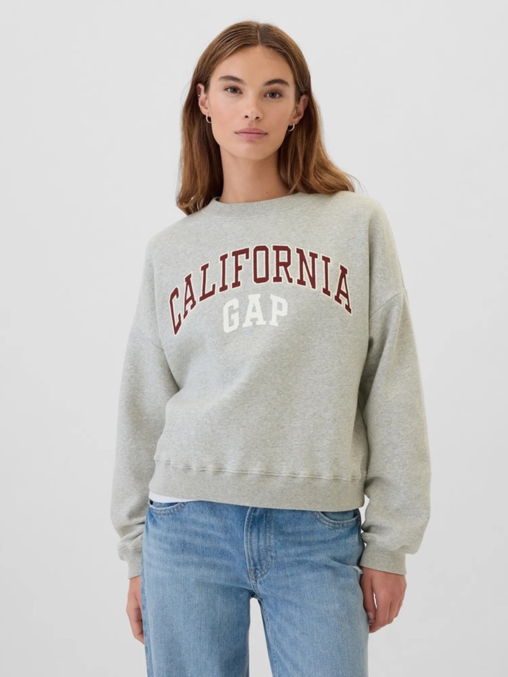 GAP Factory Oversized Logo California Crewneck Sweatshirt Size Medium